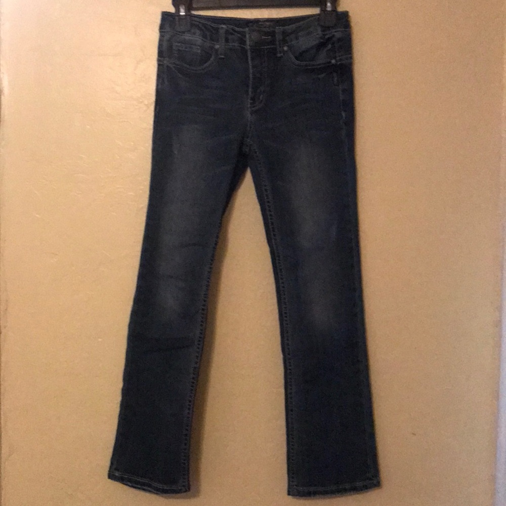Silver Boot Cut Jeans